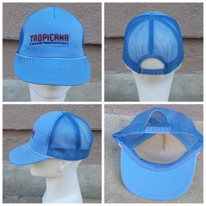 Vtg Tropicana Resort And Casino Trucker Hat w/Rope